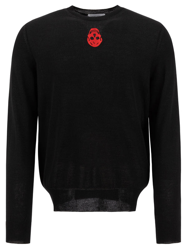 Alexander Mcqueen "inverted Skull" Sweatshirt