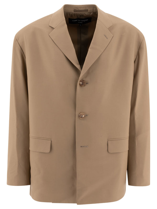 Comme Des Garçons Homme Single-breasted Oversized Blazer