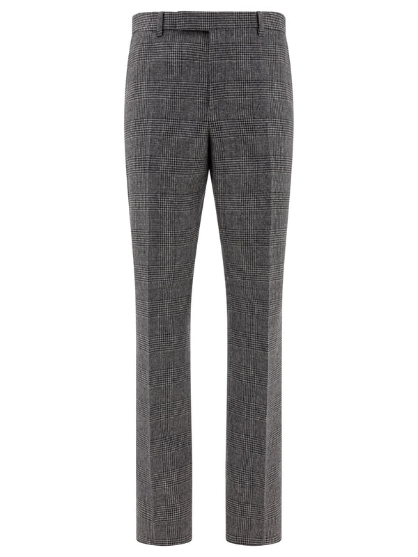 Celine "mods" Prince Of Wales Trousers