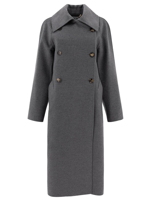 Loewe Wool And Cashmere Double-breasted Coat