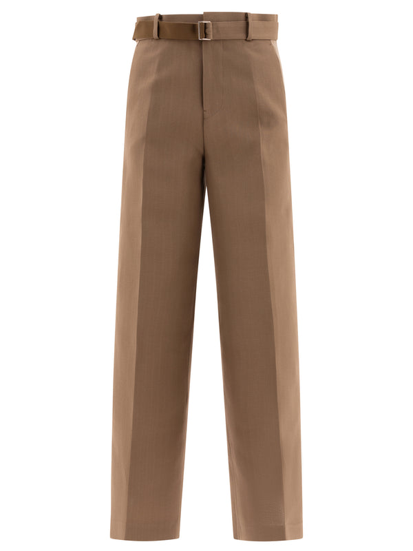 Sacai Tailored Belted Trousers