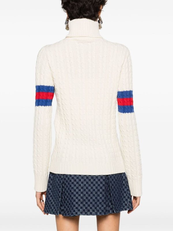 Gucci Maglione Lavorato A Maglia A Trecce