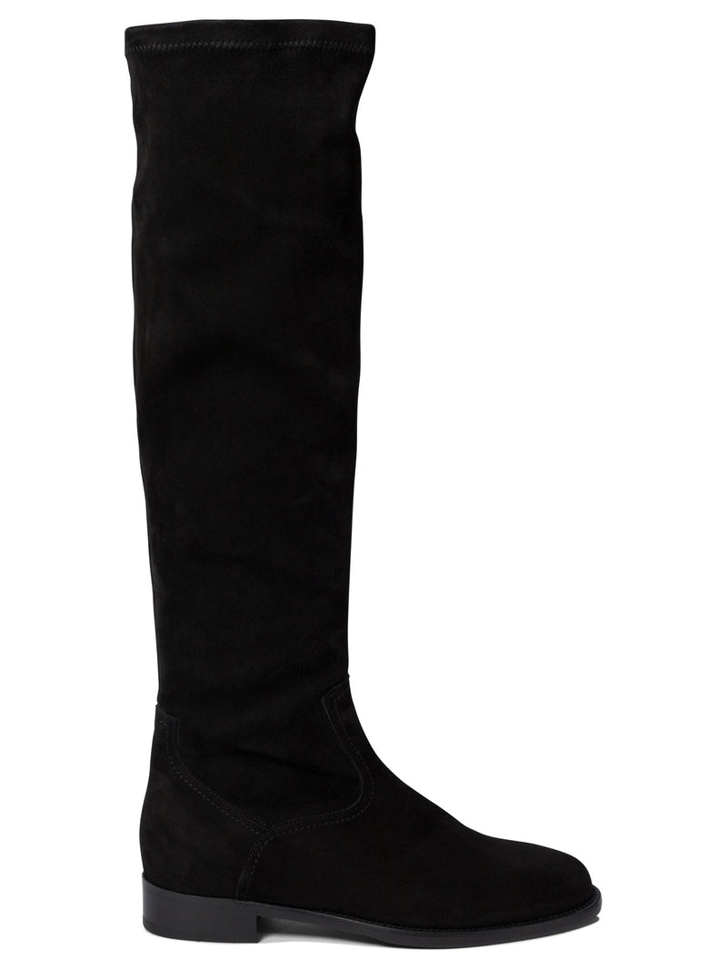 Maretto Botas Maretto negras de ante para mujer - World Class Fashion
