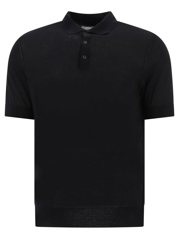 Brunello Cucinelli Polo In Misto Cotone E Lino