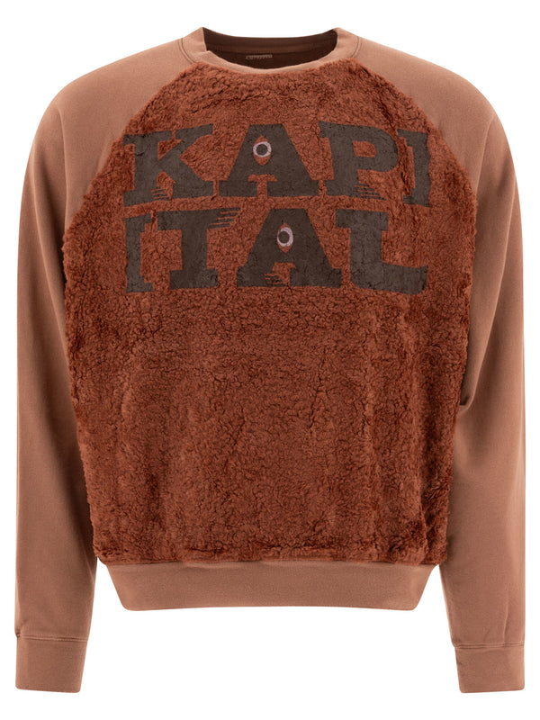 Kapital "speakeasy Fur Grizzly" Sweatshirt