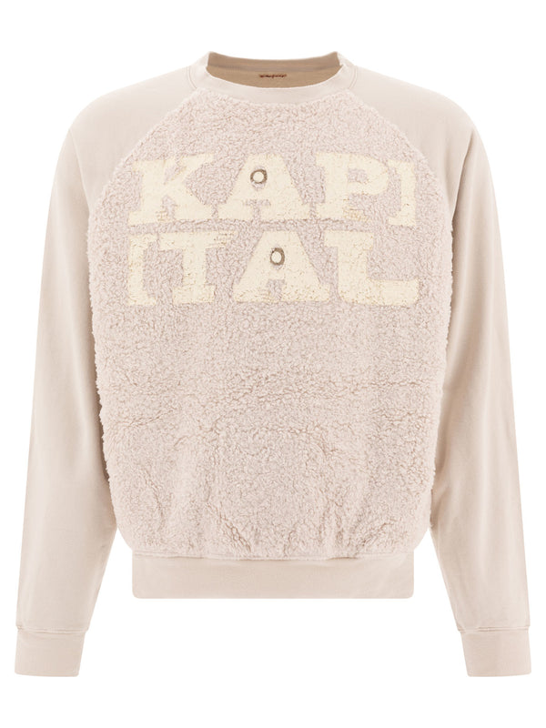 Kapital "speakeasy Fur Grizzly" Sweatshirt