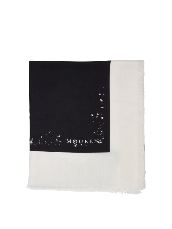 Alexander Mcqueen Scarf With Logo Mcqueen