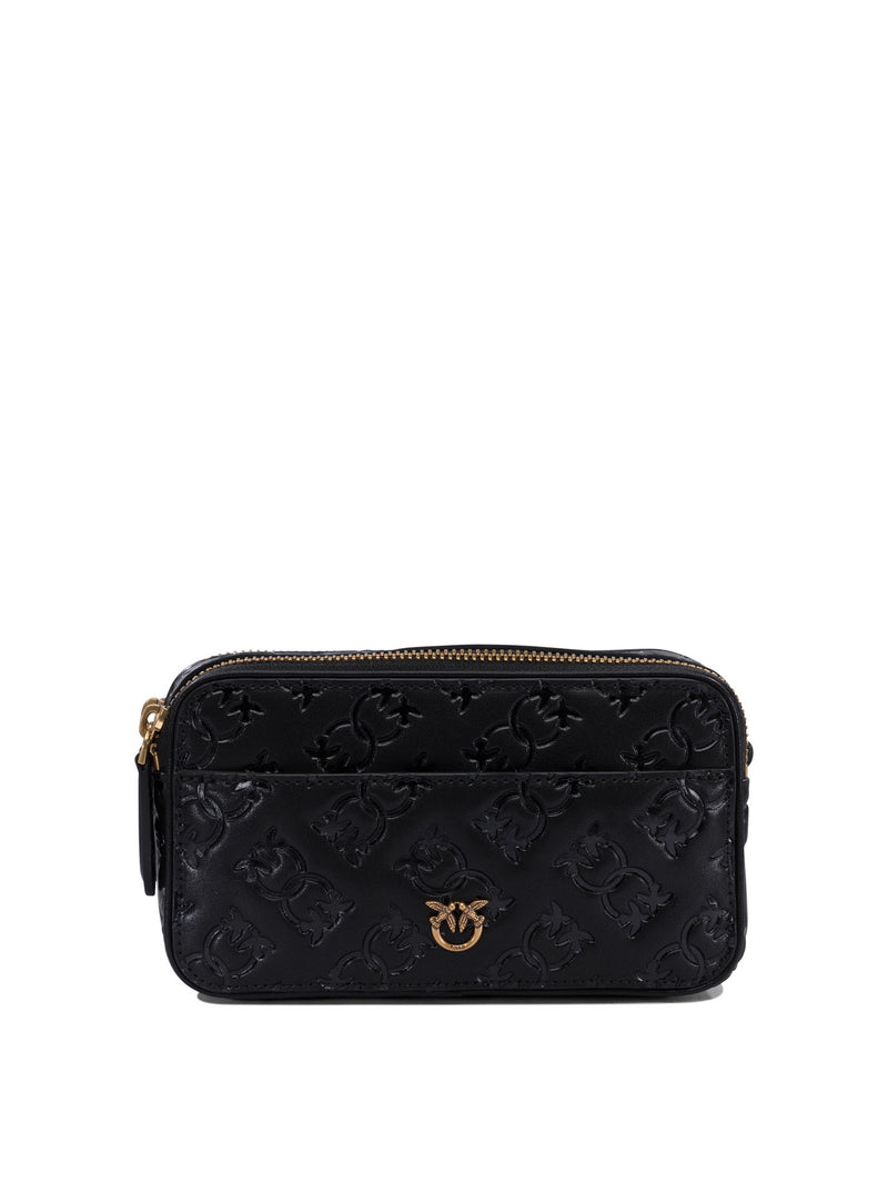 Pinko Pinko Women Crossbody Bag Black Leather - World Class Fashion