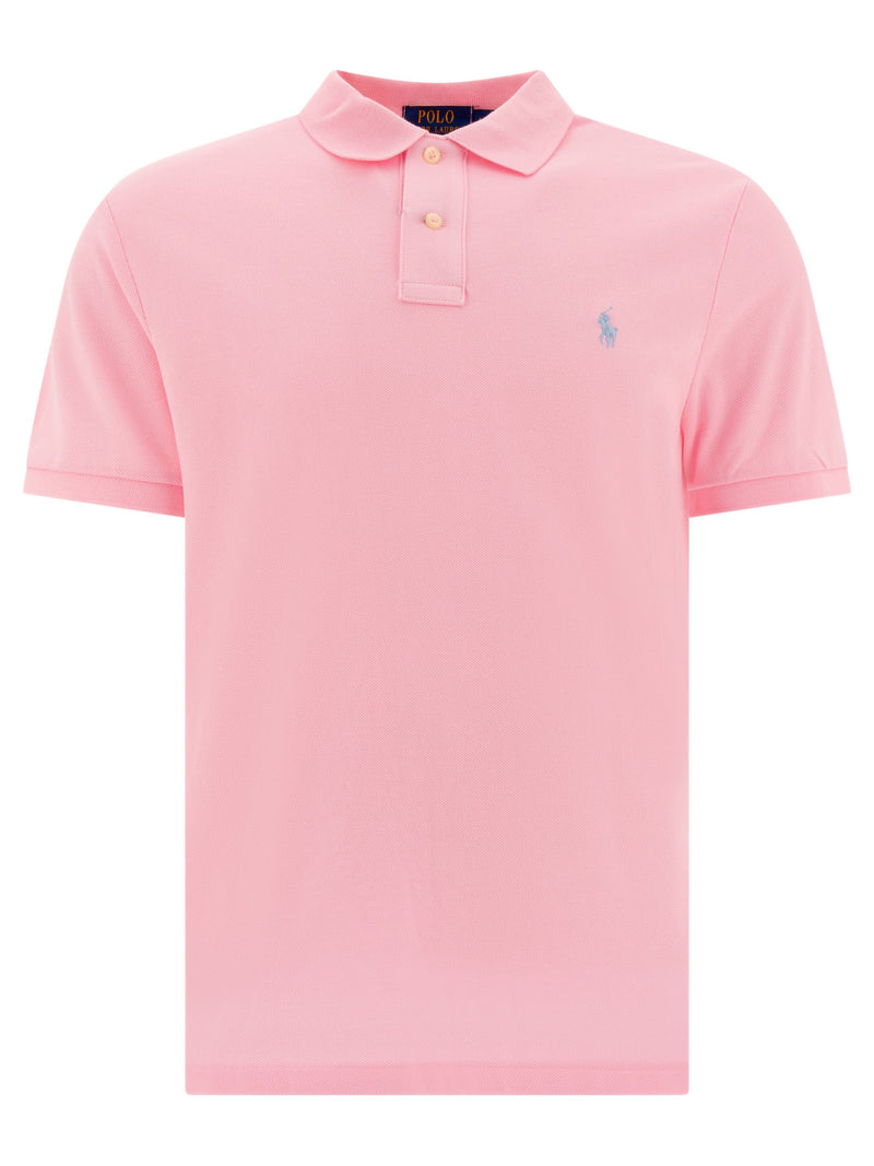 Polo Ralph Lauren Polo Ralph Lauren Pique Polo Shirt Pink Men - World Class Fashion