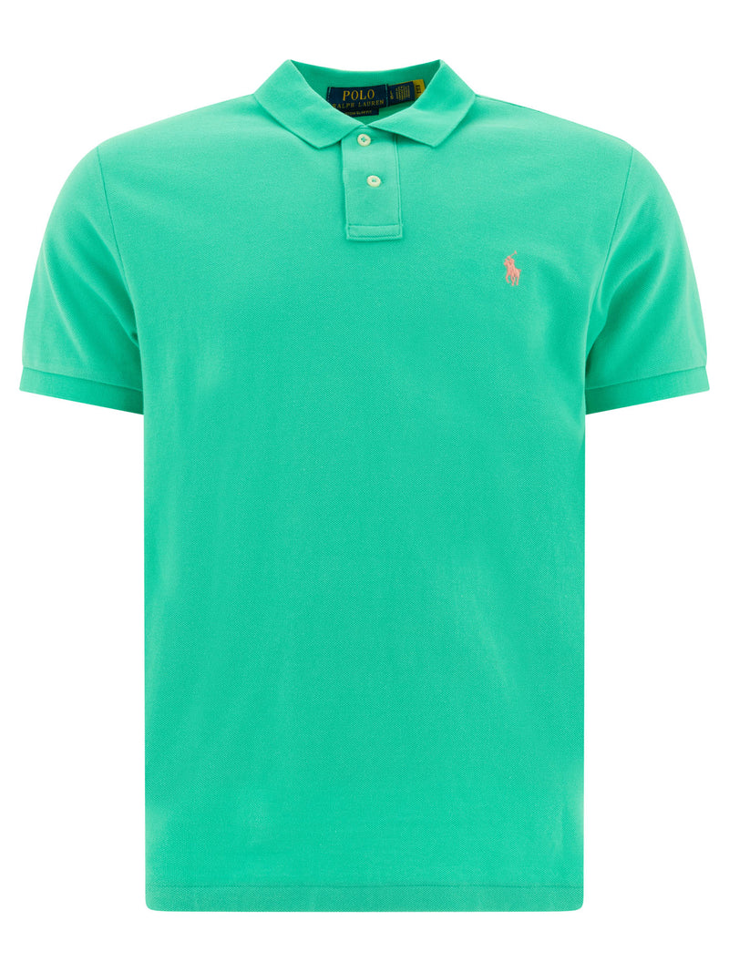 Polo Ralph Lauren Polo Ralph Lauren Pique Polo Shirt Sunset Green Men - World Class Fashion