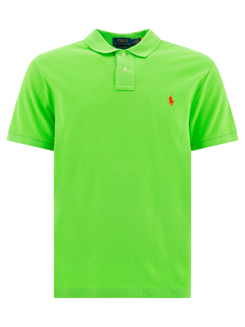 Polo Ralph Lauren Polo Ralph Lauren Pique Polo Shirt Green Men - World Class Fashion