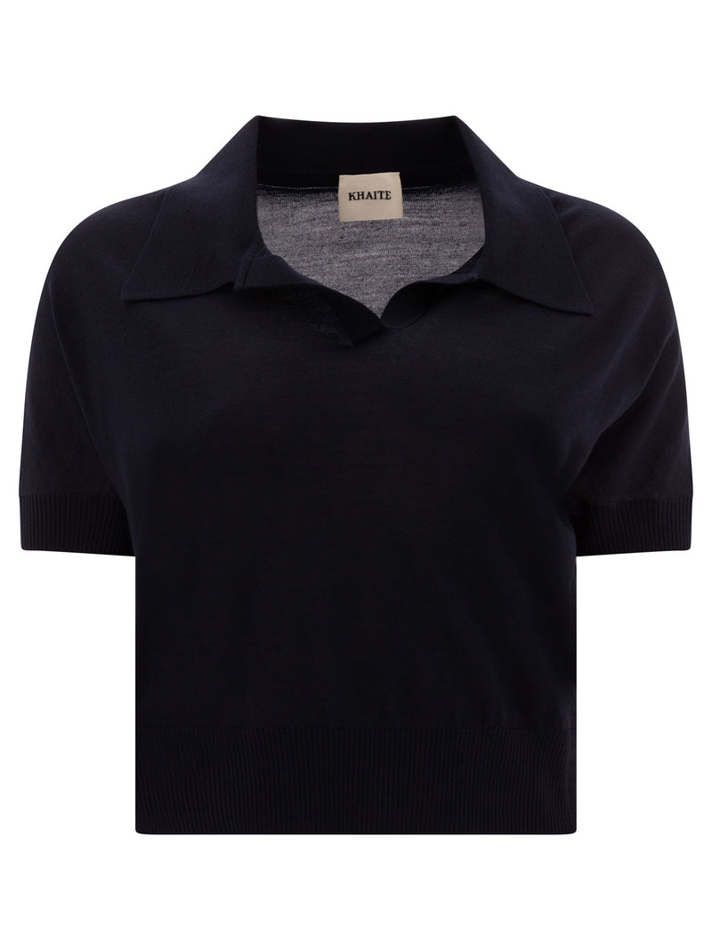 Khaite Khaite Wool Blend Top Blue Women - World Class Fashion