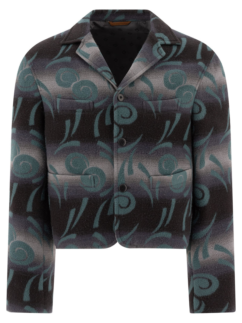 Kapital Kapital Baba Sawyer Napping Jacket Gray Men - World Class Fashion