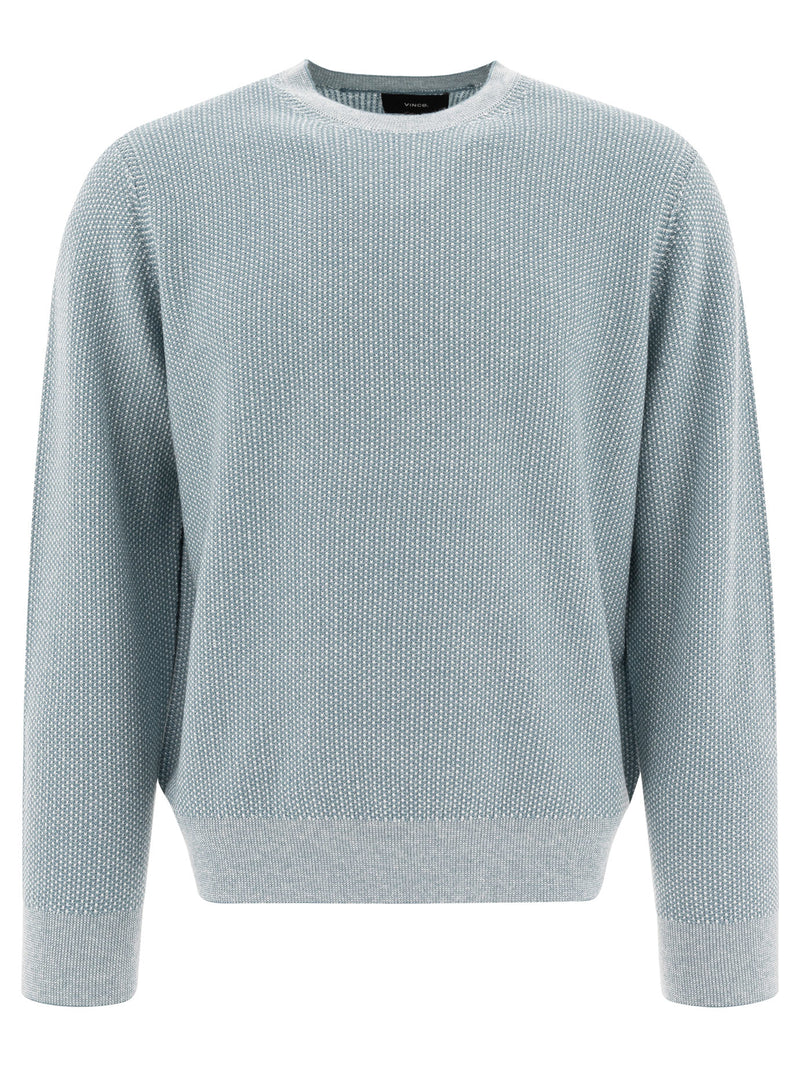 Vince Suéter Geo-Jacquard Vince Azul Claro - World Class Fashion