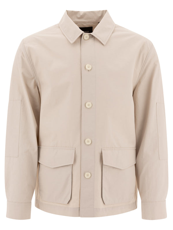 Vince. Cotton Blend Utility Jacket