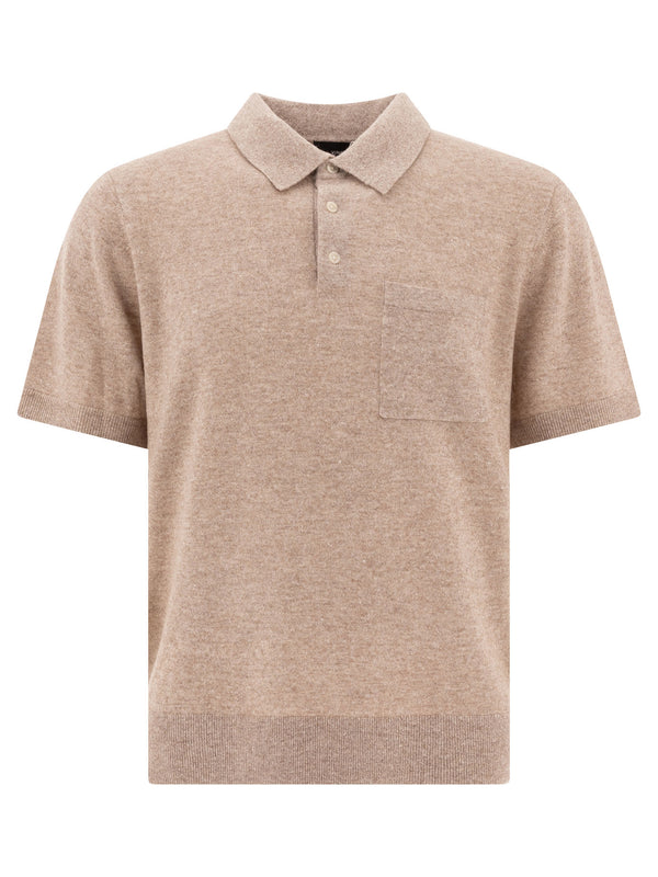 Vince. Linen, Wool And Chashmere Polo Shirt