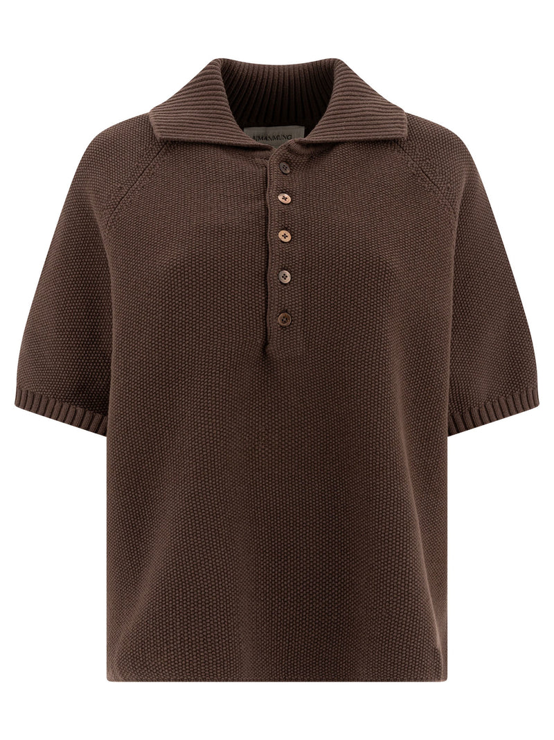 Umarmung Umarmung Polo para mujer marrón - World Class Fashion