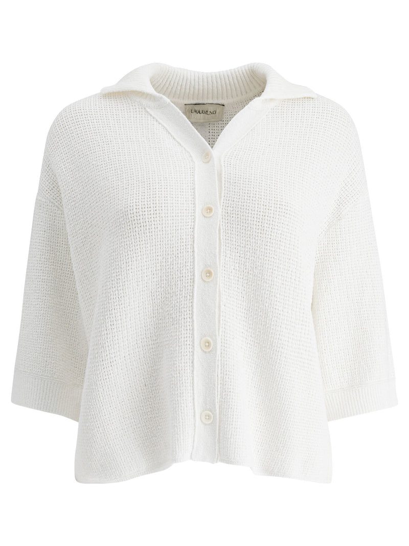 Umarmung Umarmung Ropa de punto para mujer Blanca - World Class Fashion