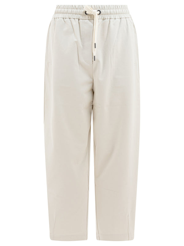 Brunello Cucinelli "track" Pants In Couture Interlock