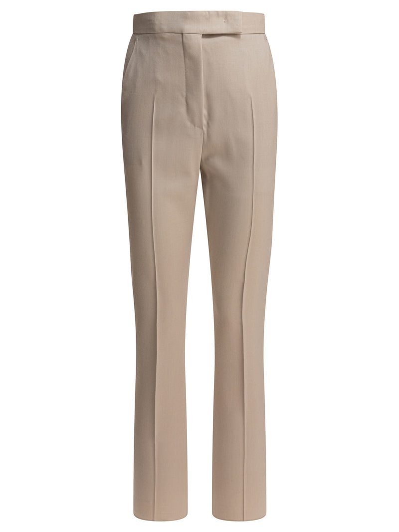 Max Mara Pantalones Max Mara Turbigo Beige de Mujer - World Class Fashion