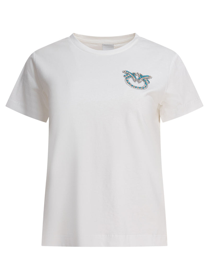 Pinko Pinko Cotton T-Shirt White Women - World Class Fashion