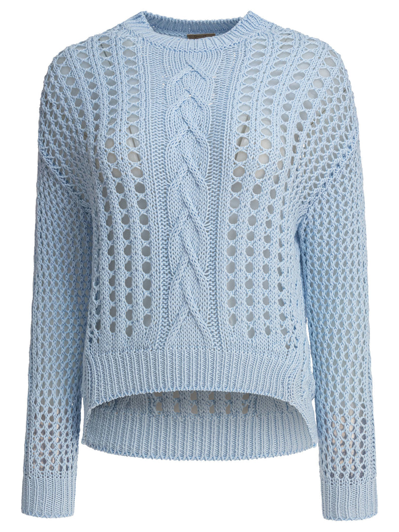 Rakku Rakku Summer Breathlessnazionale Prendas de punto azul claro - World Class Fashion