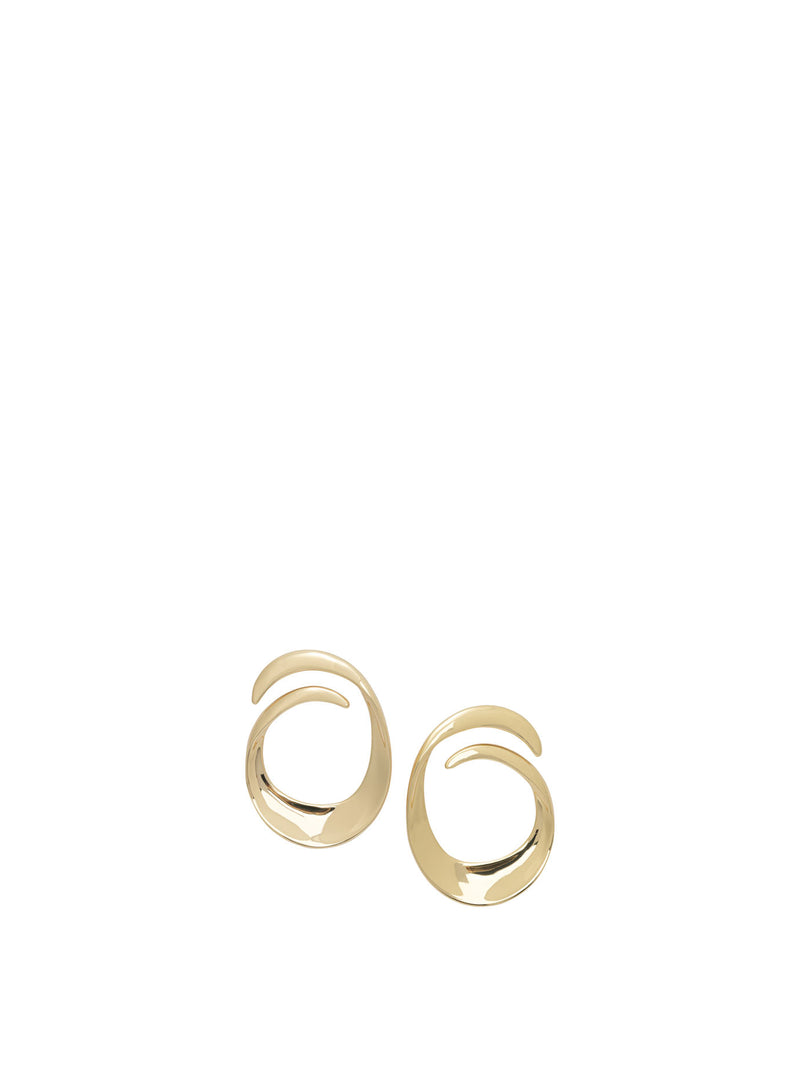 Self-Portrait Self-Portrait Brass Earrings Gold Women - World Class Fashion