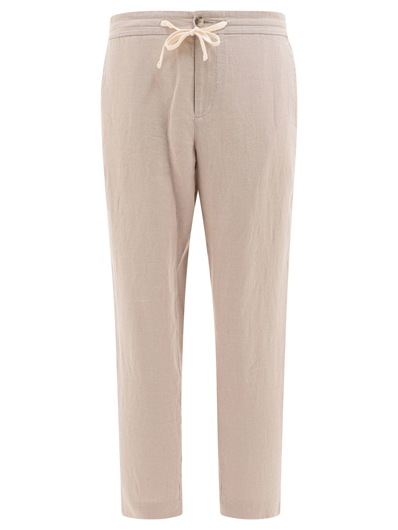 Vince Vince Hemp Trousers Beige Men - World Class Fashion