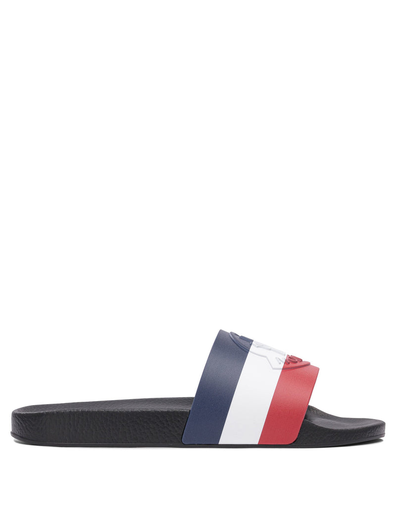 Moncler Moncler Basile Slides Blue Men - World Class Fashion