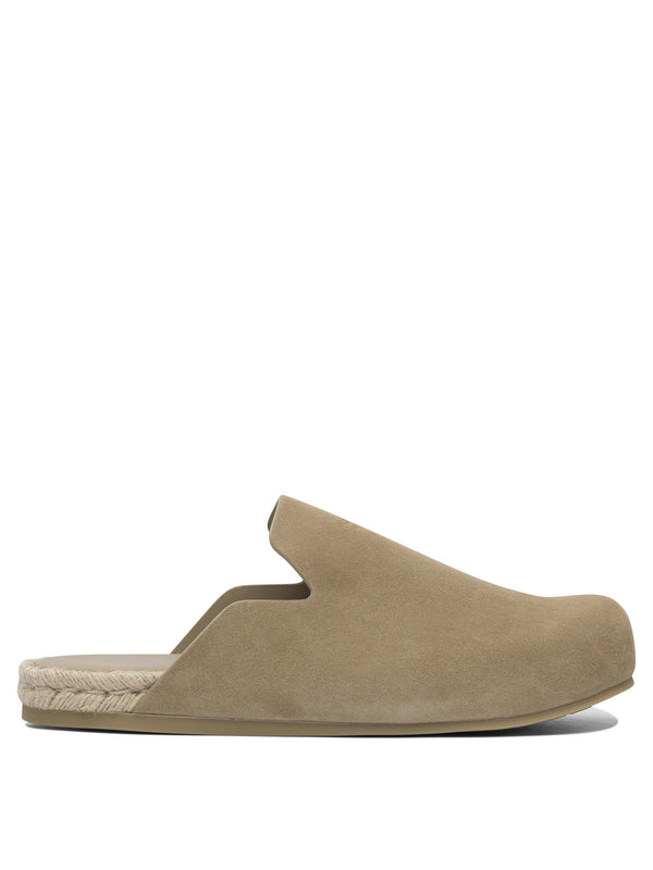 Prada Suede Leather Sabot