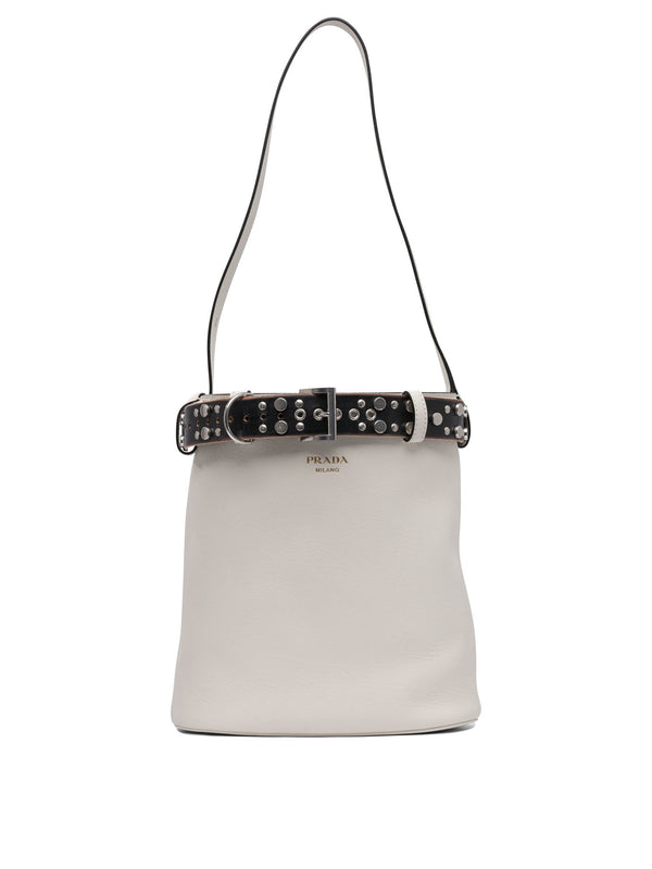 Prada "prada Buckle" Shoulder Bag