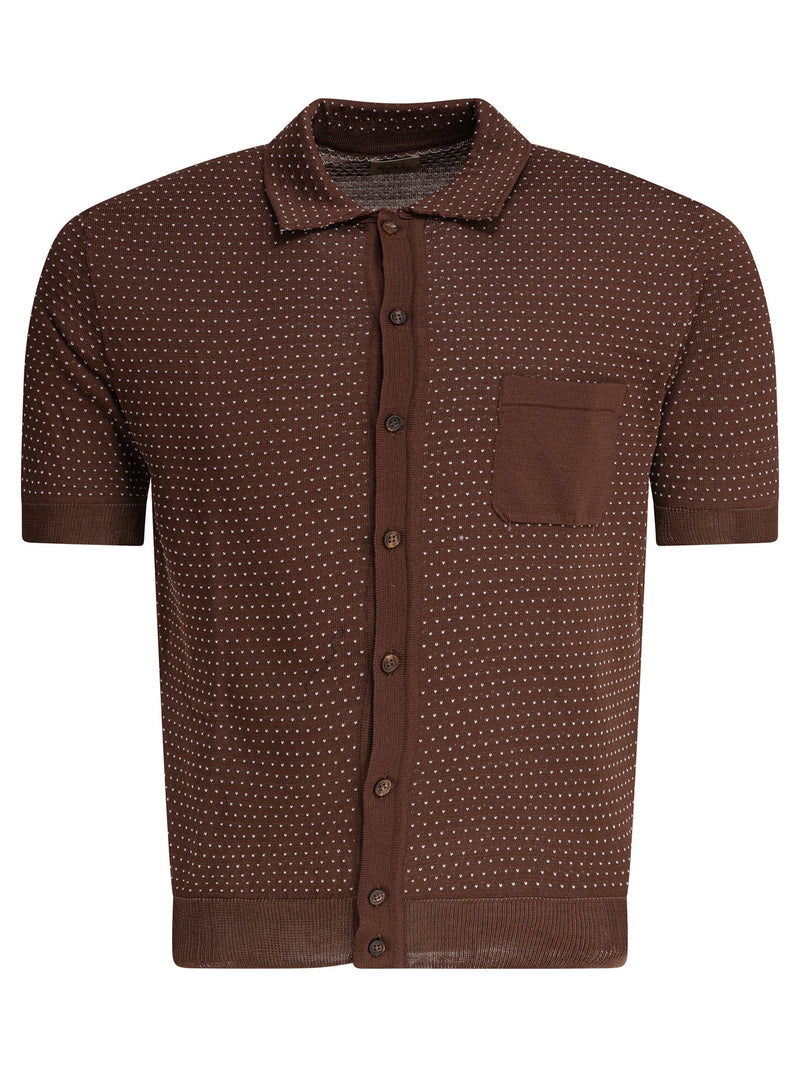 Rakku Rakku Juneau Men's Brown Cotton Shirt - World Class Fashion