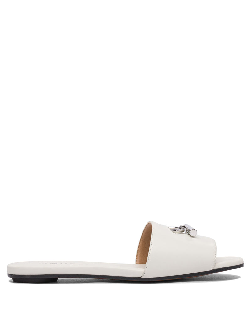 Alexander McQueen Alexander McQueen Leather Sandals White Women - World Class Fashion