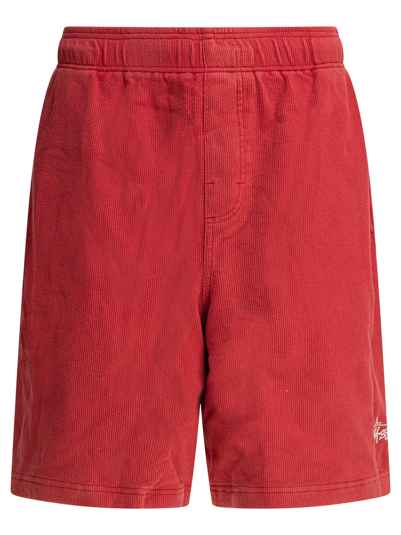 Stussy Pantalones Cortos Rojos para Hombre Stussy - World Class Fashion
