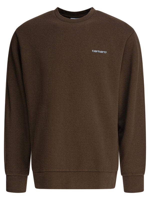 Carhartt Wip "script Embroidery" Sweatshirt