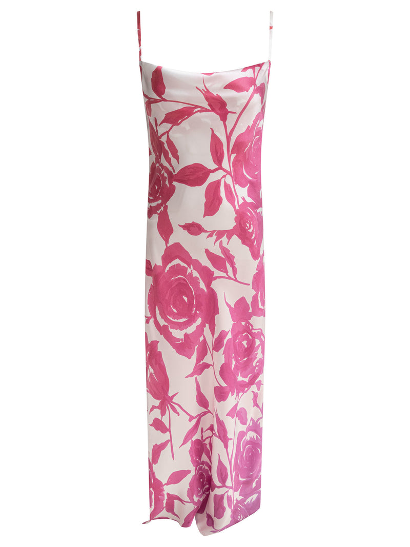 Sleep No More Sleep No More Vestido de Seda Rosa Mujer - World Class Fashion