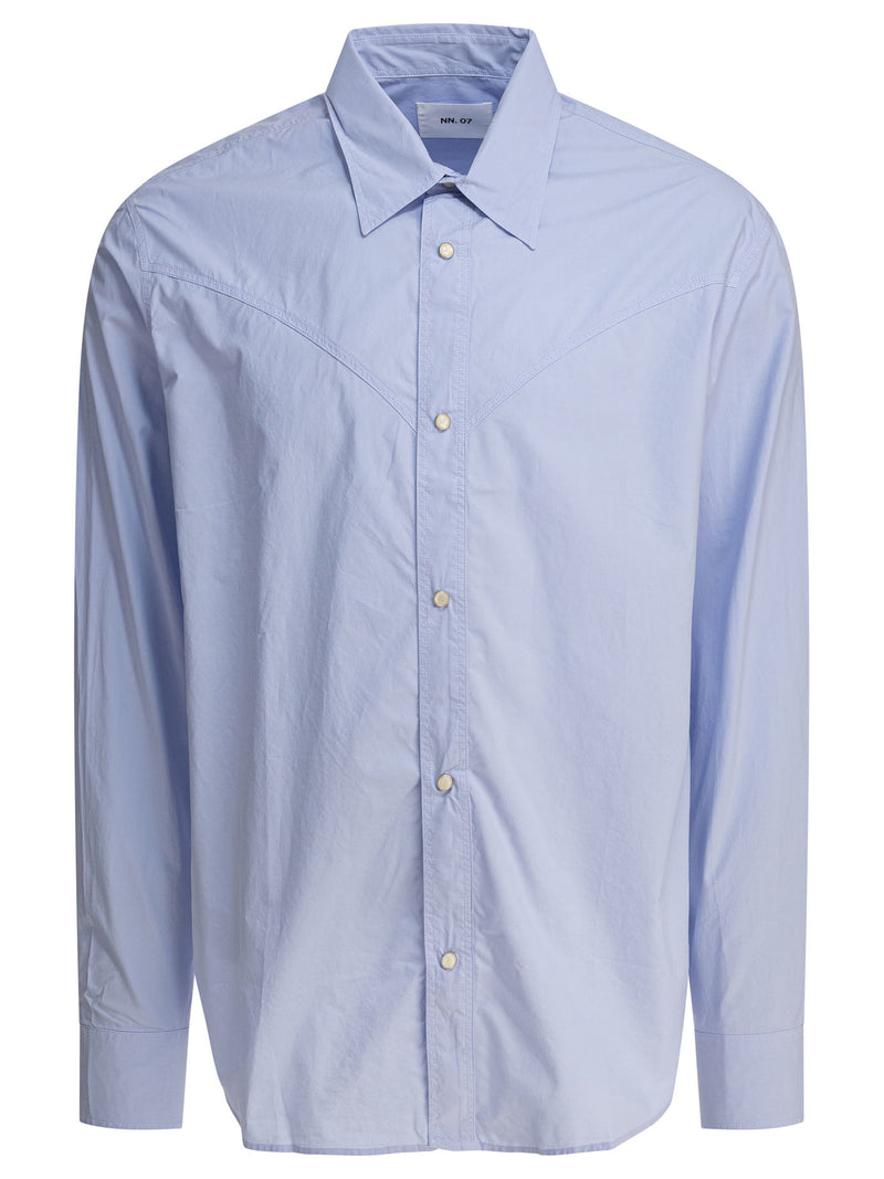 Nn.07 Nn.07 Joe Shirt 5245 Powder Blue Men - World Class Fashion