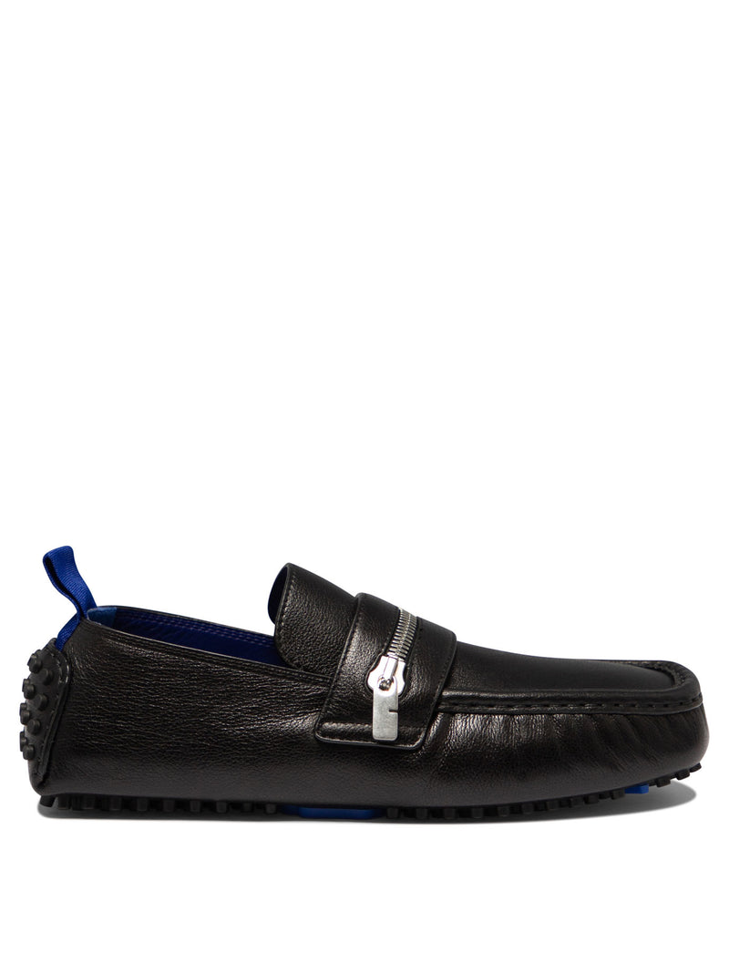 Burberry Burberry Black Leather Men Loafers - World Class Fashion