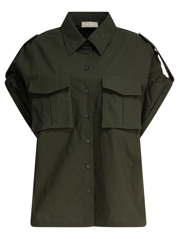 Elie Saab Poplin Shirt Palm Shade38 Popeline