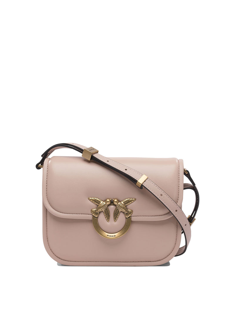 Pinko Pinko Women's Crossbody Bag Pink Leather - World Class Fashion