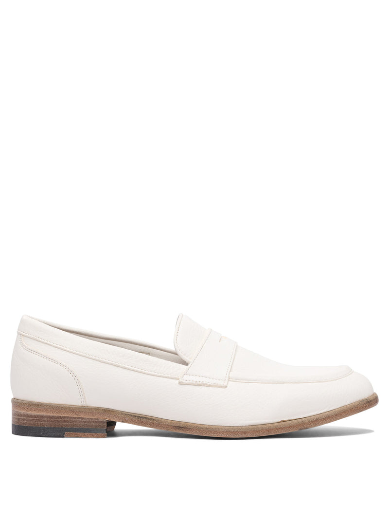 Sturlini Sturlini Women's White Leather Loafers 8460BIANCO - World Class Fashion