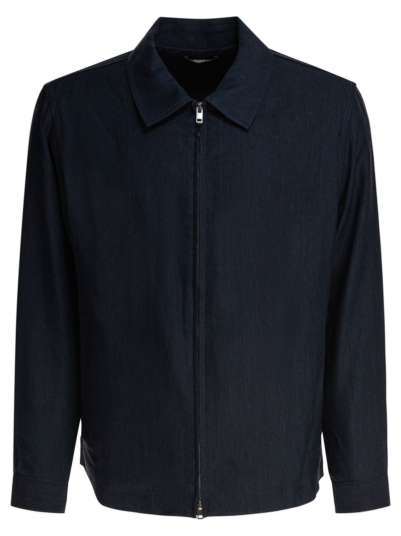 Vince Vince Bomber Jacket Blue Men - World Class Fashion
