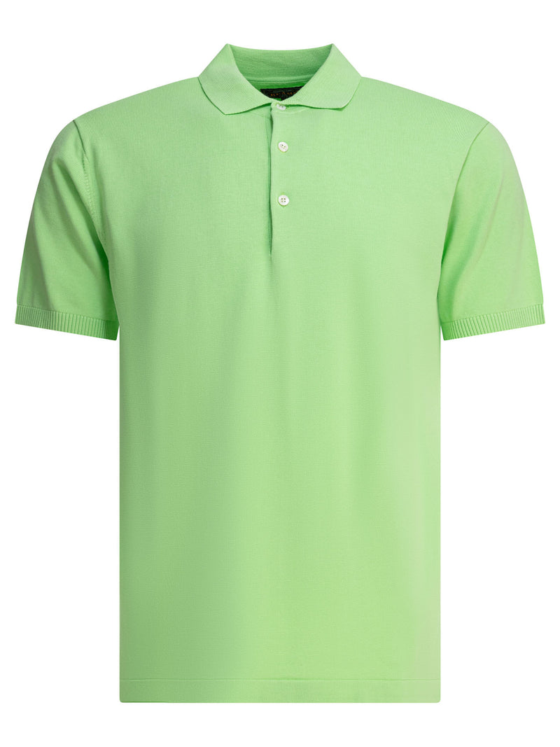 Beams Plus Beams Plus Knit Polo 12G in Green - World Class Fashion
