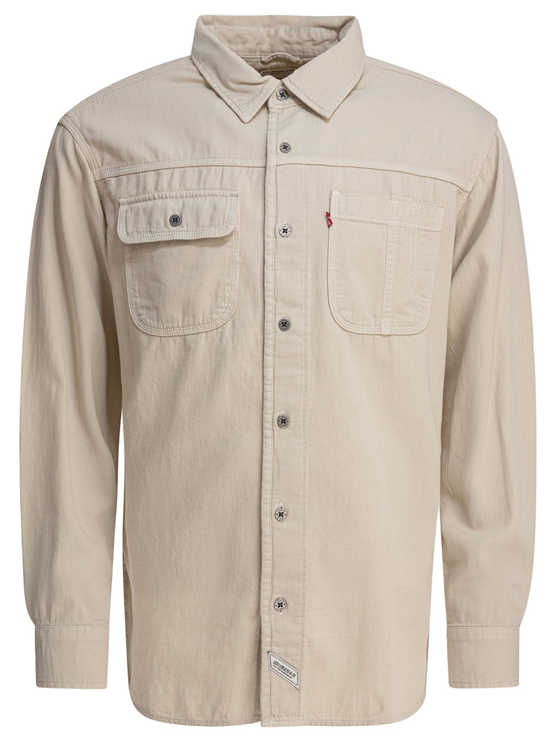 Levi'S Levi'S Men Cotton Shirt Beige - World Class Fashion