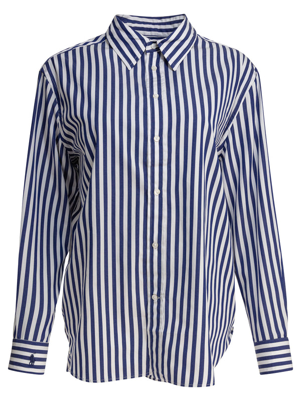 Polo Ralph Lauren Oversize-fit Striped Cotton Shirt