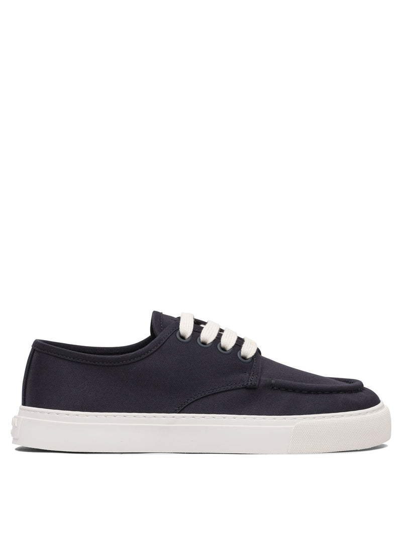 Prada Zapatillas Prada de cuero azules para hombre - World Class Fashion