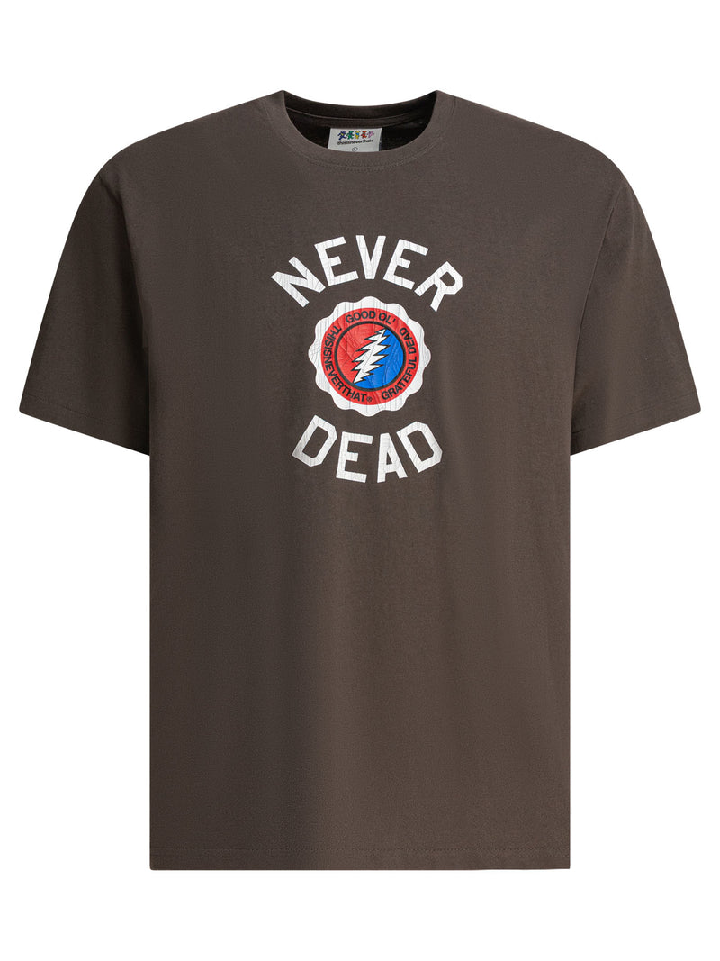 Thisisneverthat Camiseta Thisisneverthat Grateful Dead de algodón marrón para hombre - World Class Fashion