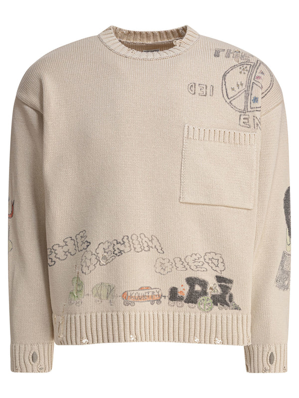 Kapital "5g" Crewneck Sweater