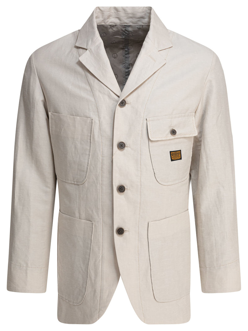 Kapital Kapital Beerpt Blazer Jacket Beige - World Class Fashion