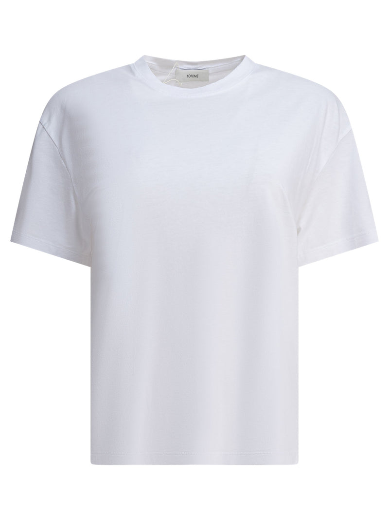 Toteme Toteme Women's White T-Shirt 252-WRT0529 - World Class Fashion